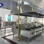 Thi công bếp ăn Công ty TNHH Thương mại và dịch vụ HLT Vina