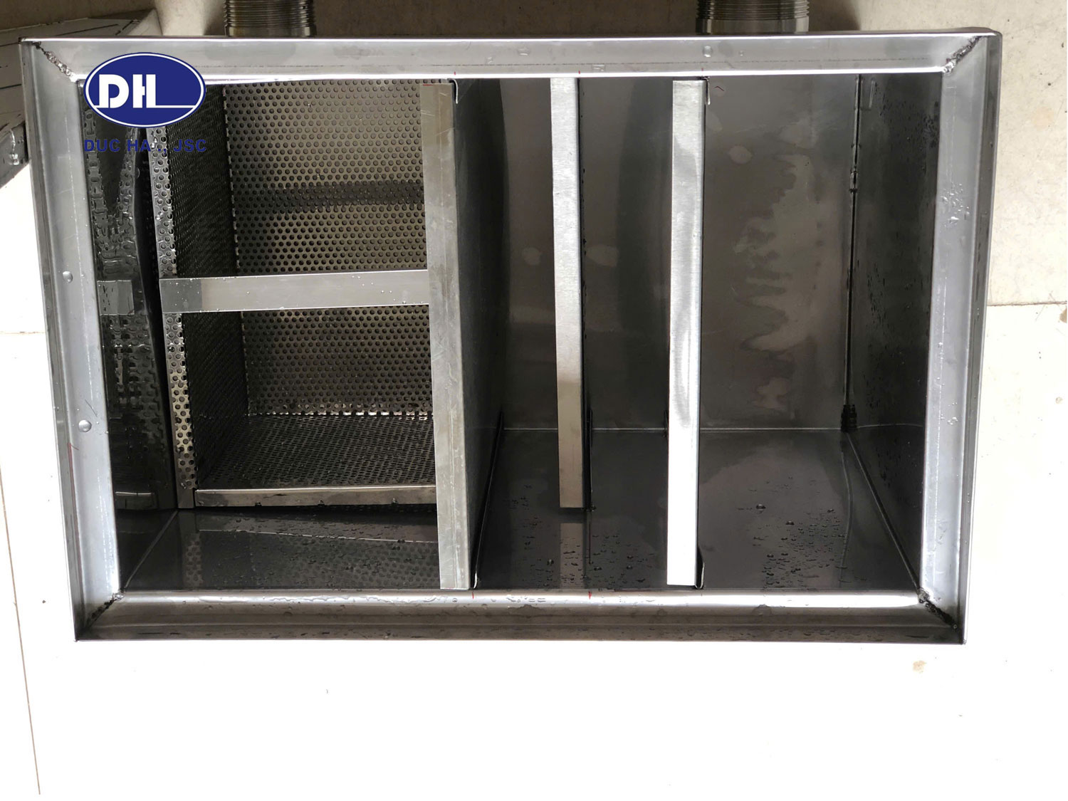 Bẫy Mỡ 3 ngăn cho nhà hàng - Khách sạn và Căn tin có Giá xưởng