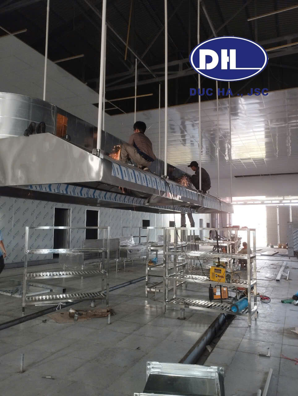 Chuyên Thiết kế và thi công hệ thống bếp công nghiệp tại Bắc Ninh