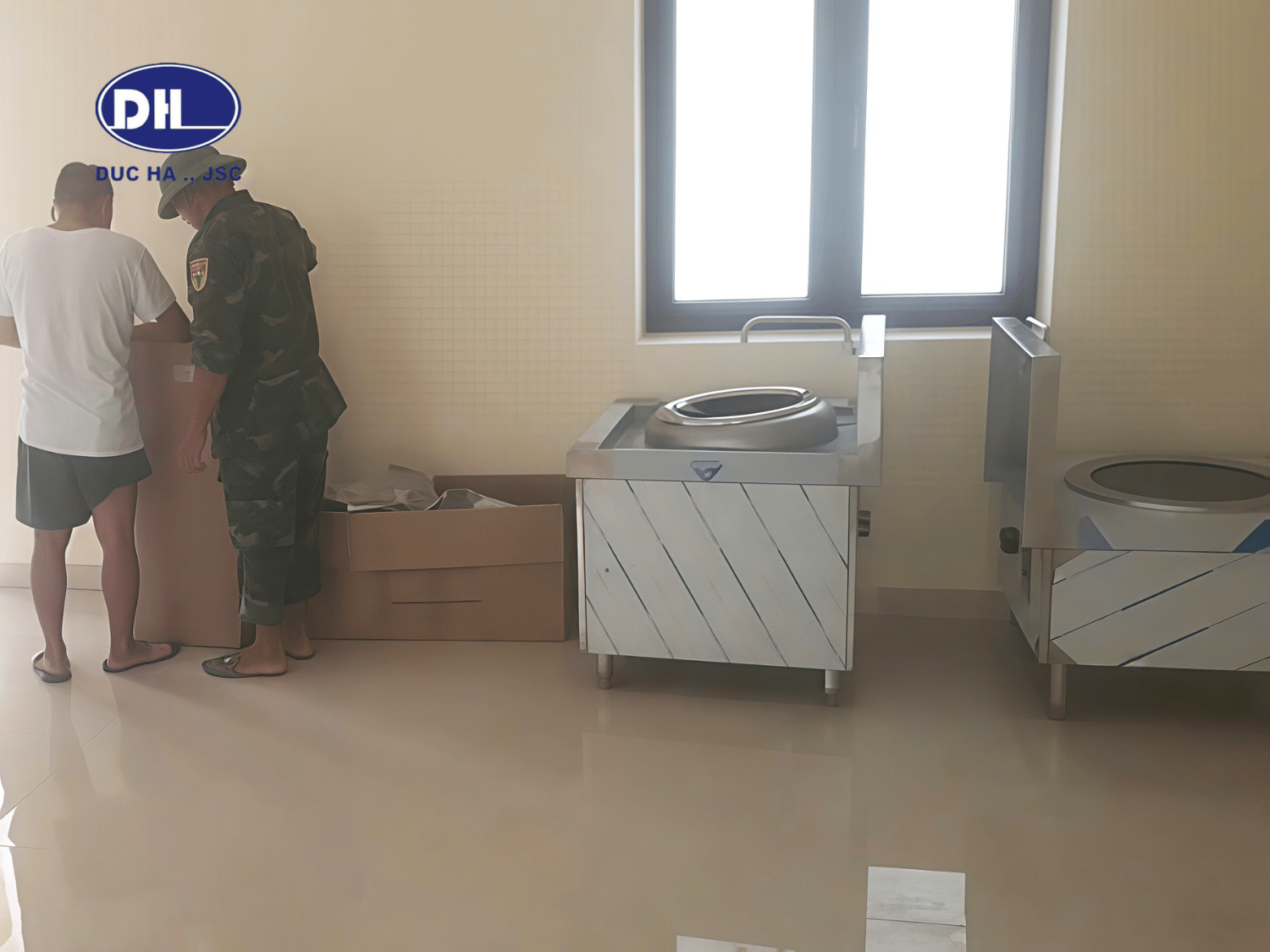 Thi công bếp ăn Bộ chỉ huy Bộ đội Biên phòng tỉnh Ninh Bình