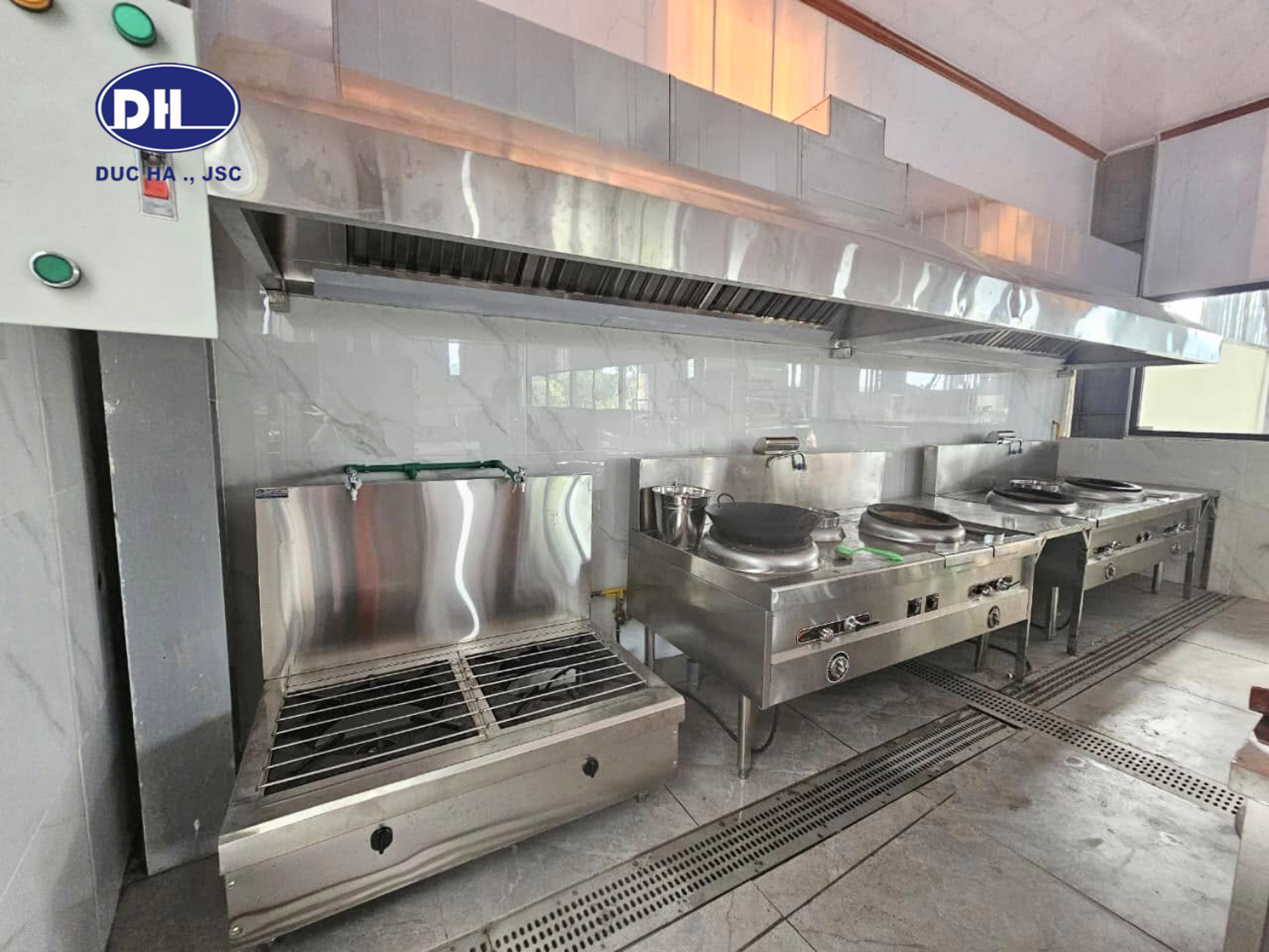 Thiết Kế & Thi công Bếp CN nhà hàng Trâu Ngon Sơn Lâm