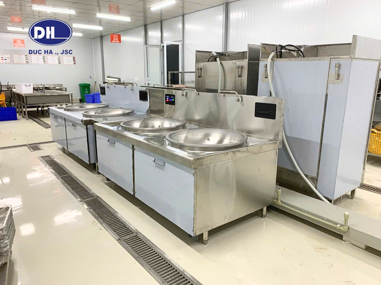 Thi công hệ thống bếp ăn công nghiệp FPT Bắc Từ Liêm
