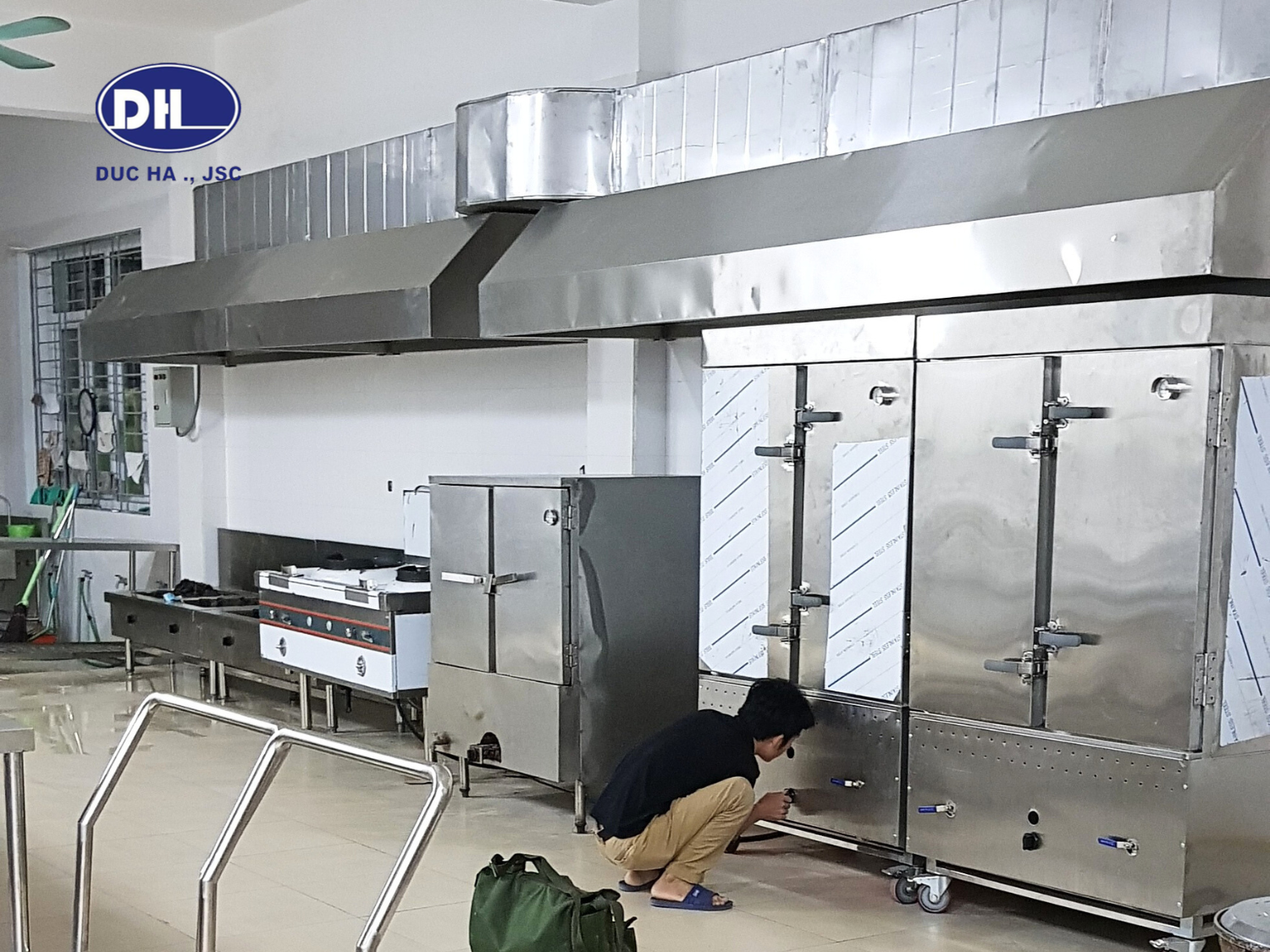 Thiết Kế & Thi Công Bếp Trường Mầm Non Hoa Sen - Đông Anh