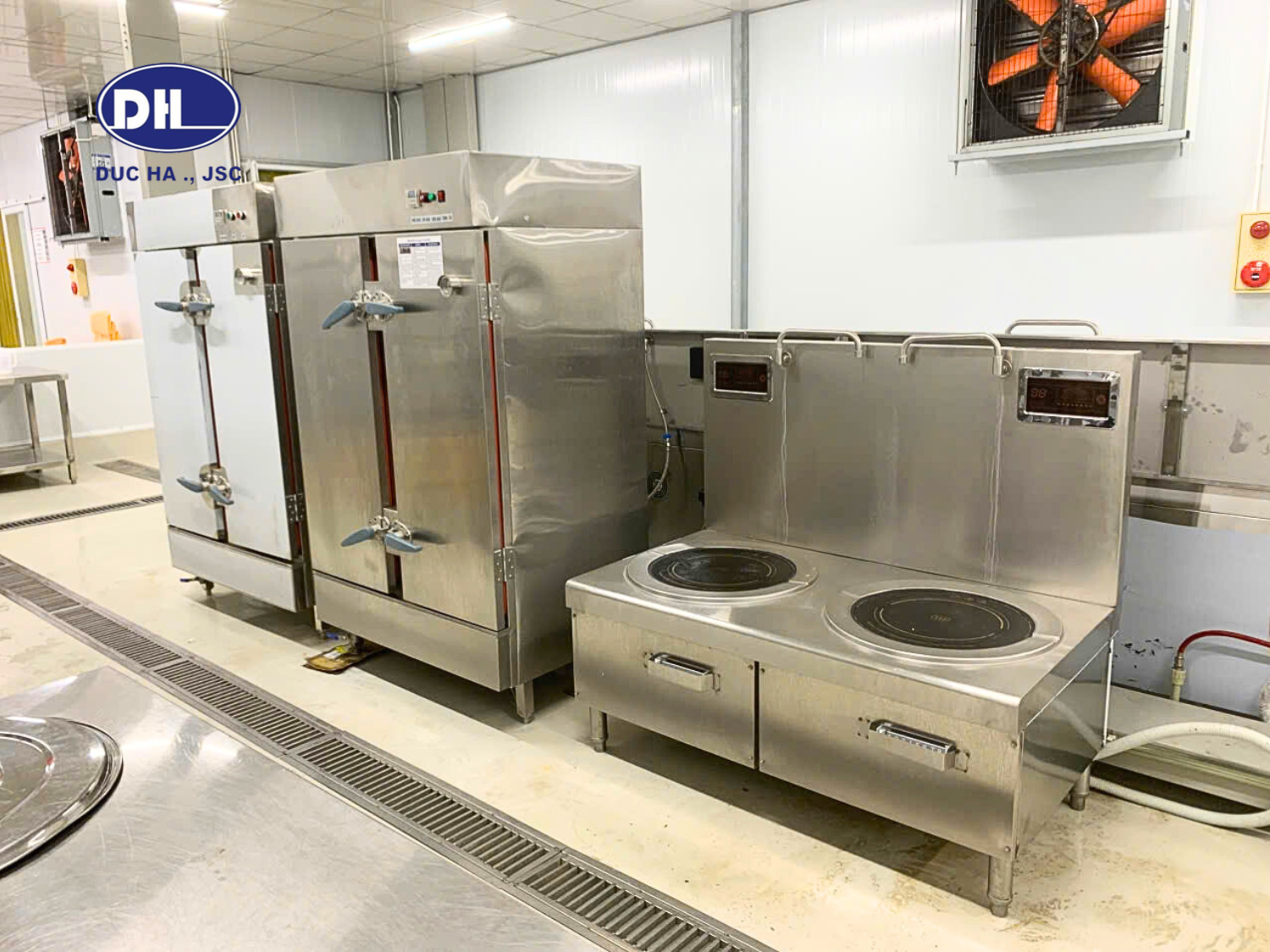 Thi công hệ thống bếp ăn công nghiệp FPT Bắc Từ Liêm