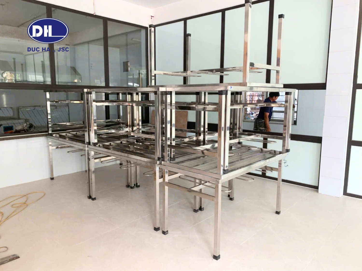 Thi công hệ thống bếp ăn Công Ty Cổ Phần Minh An tại Hưng Yên