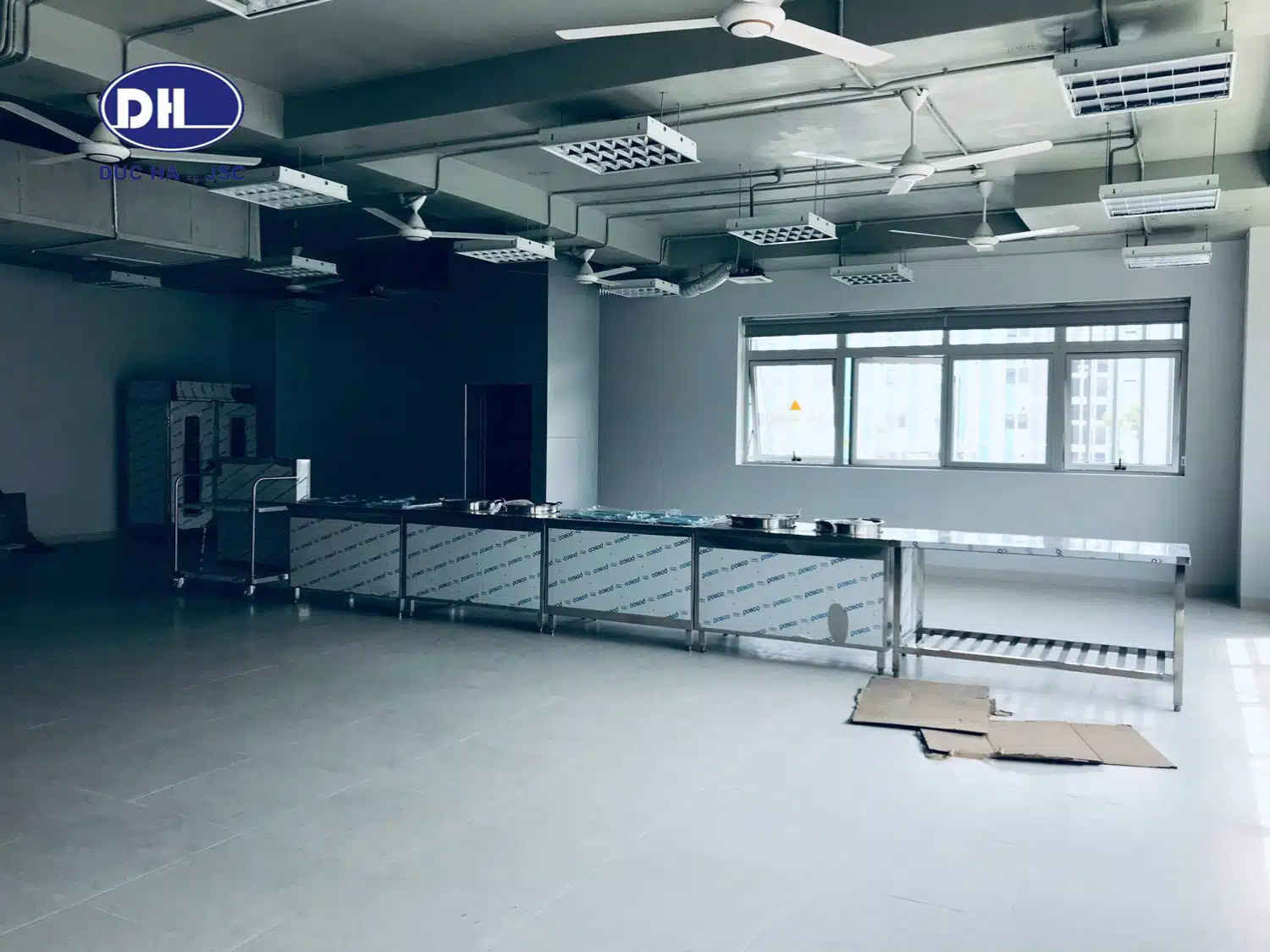 Công Trình Thiết kế Và Thi công Bếp ăn 2000S Quảng Ninh