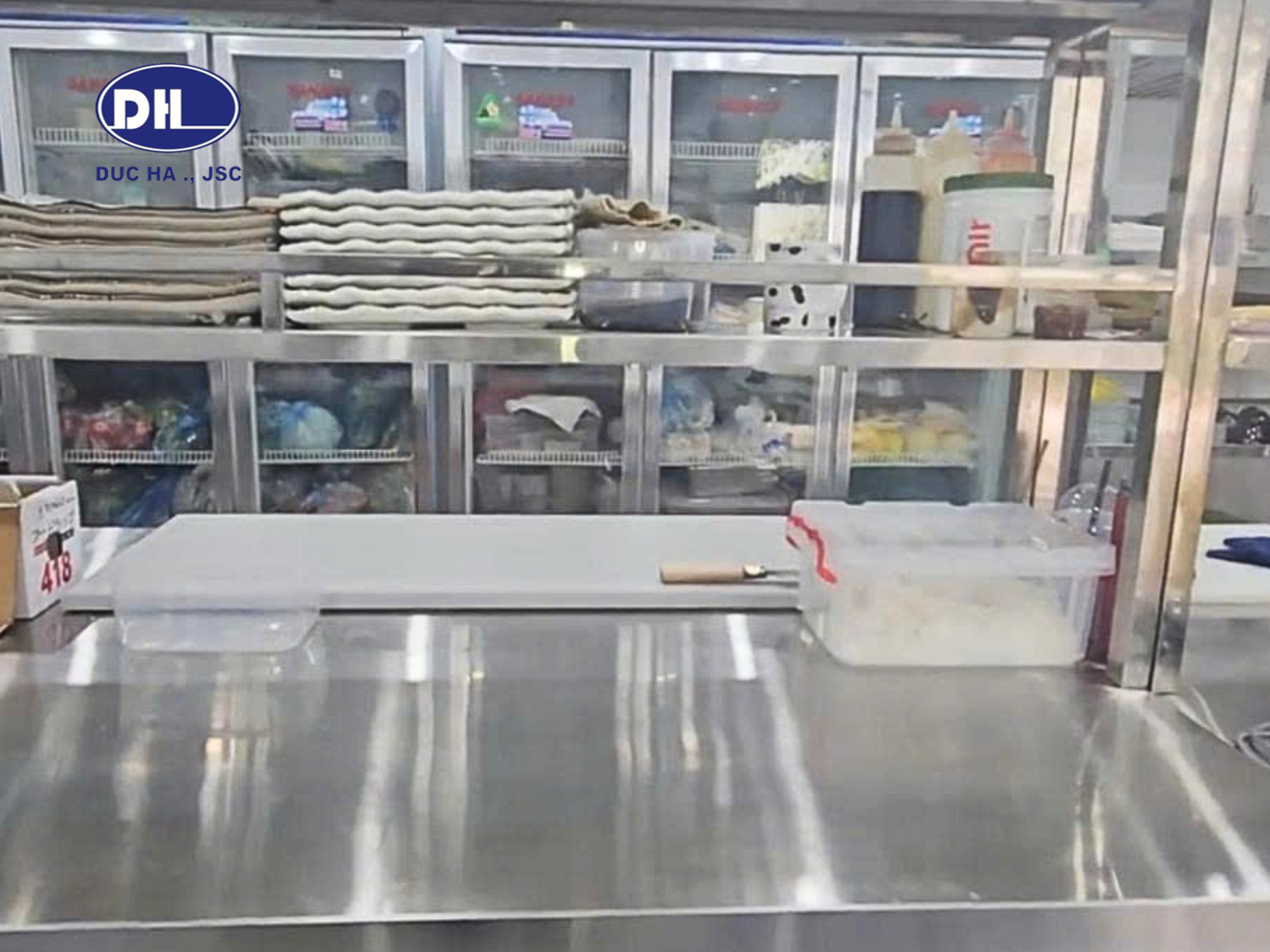 Thiết Kế & Thi Công Bếp ăn Nhà Hàng Liên Hoa Chay Hải Dương