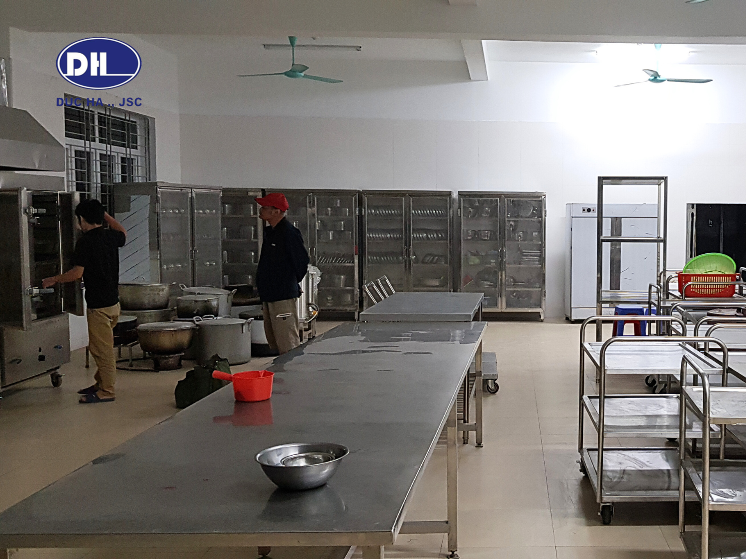 Kiểm tra sau khi Thi Công Bếp Trường Mầm Non Hoa Sen - Đông Anh