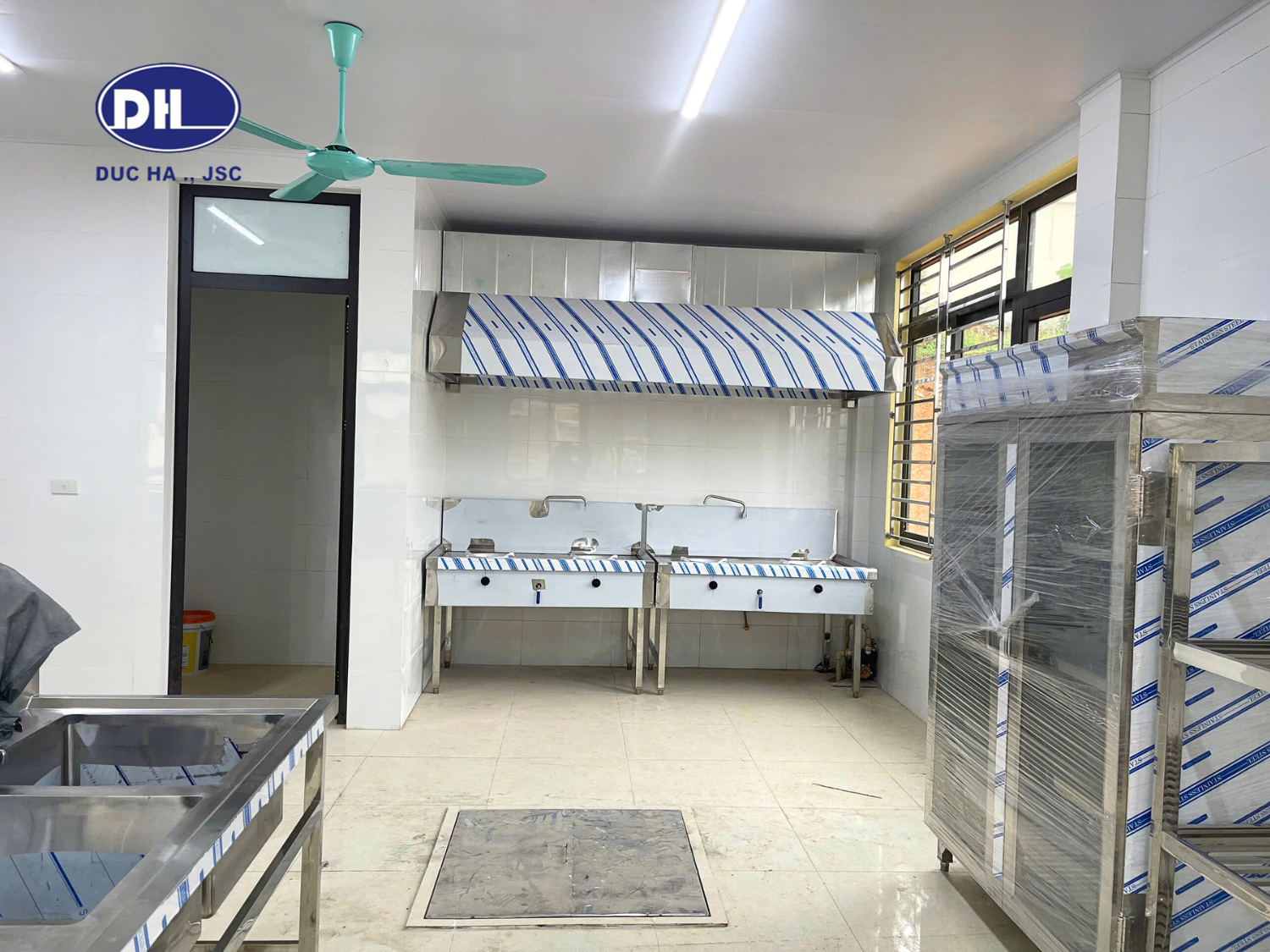 Thi công hệ thống Bếp ăn trường Tiểu Học Quang Sơn - Ninh Bình