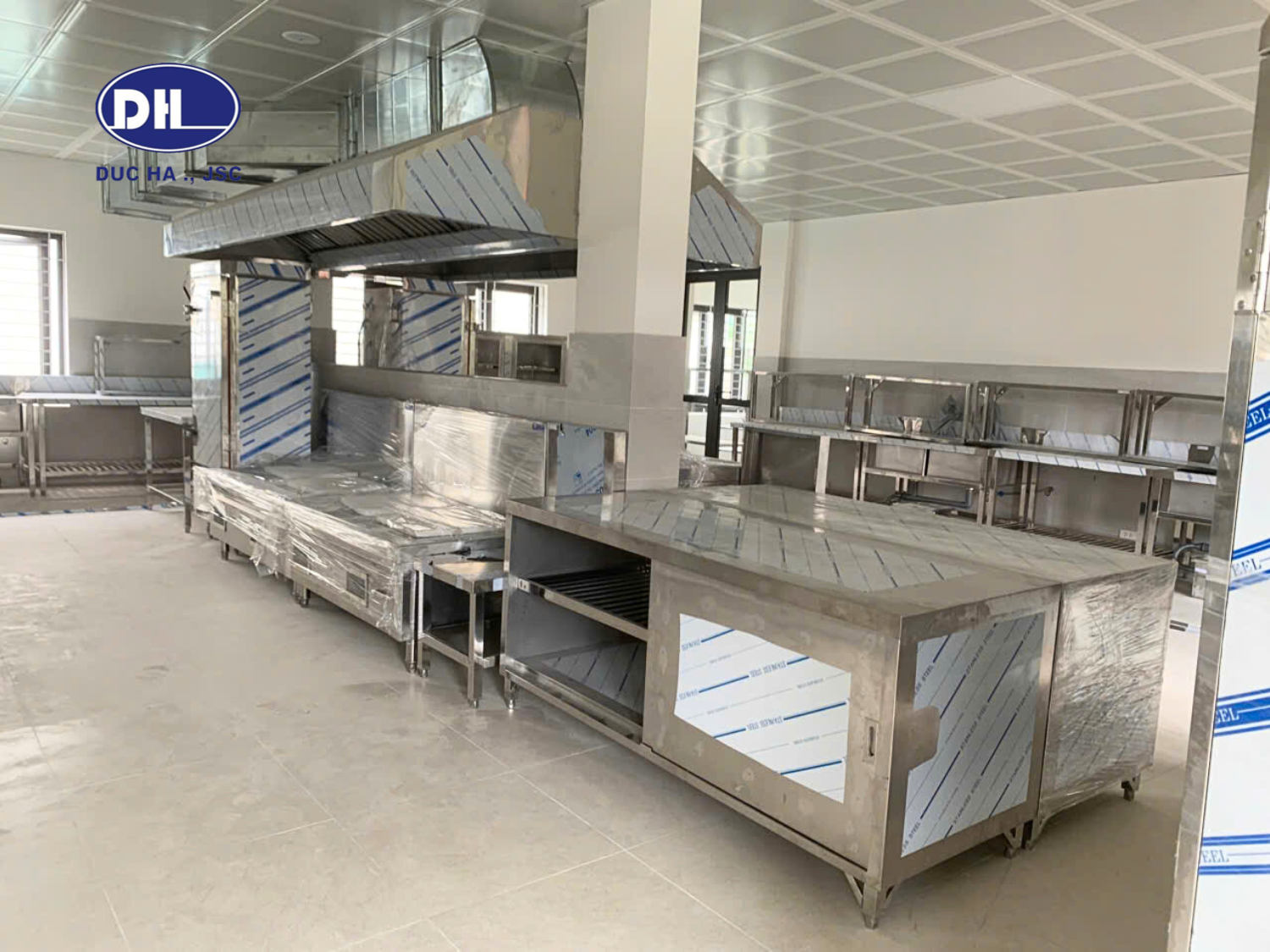 Hình ảnh hoàn thiện Khu soạn, chia, ra đồ