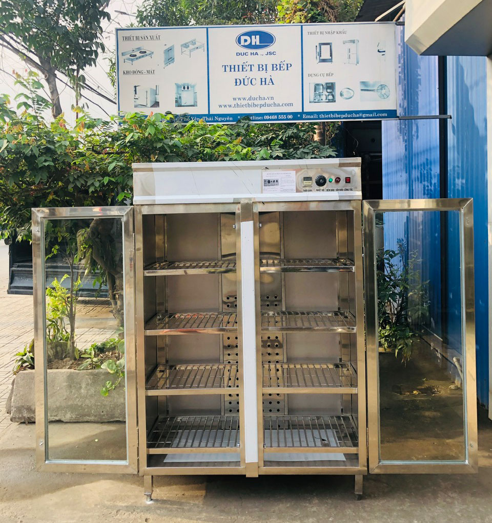 Tủ sấy khay công nghiệp giá xưởng từ inox cao cấp tại Ninh Bình