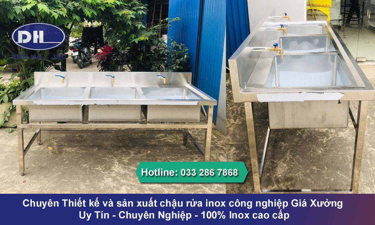 Chậu rửa inox công nghiệp là gì và có thể được sử dụng ở đâu?