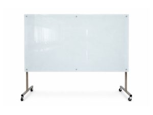 Bảng kính cường lực di động có bánh xe