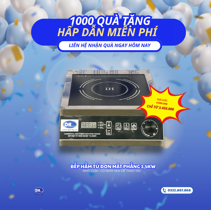 Bếp hầm từ đơn mặt phảng 3,5KW Bếp hầm từ đơn mặt phảng 3,5KW