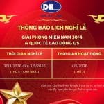 Thông Báo Lịch Nghỉ Lễ 30/4 – 1/5 Năm 2026