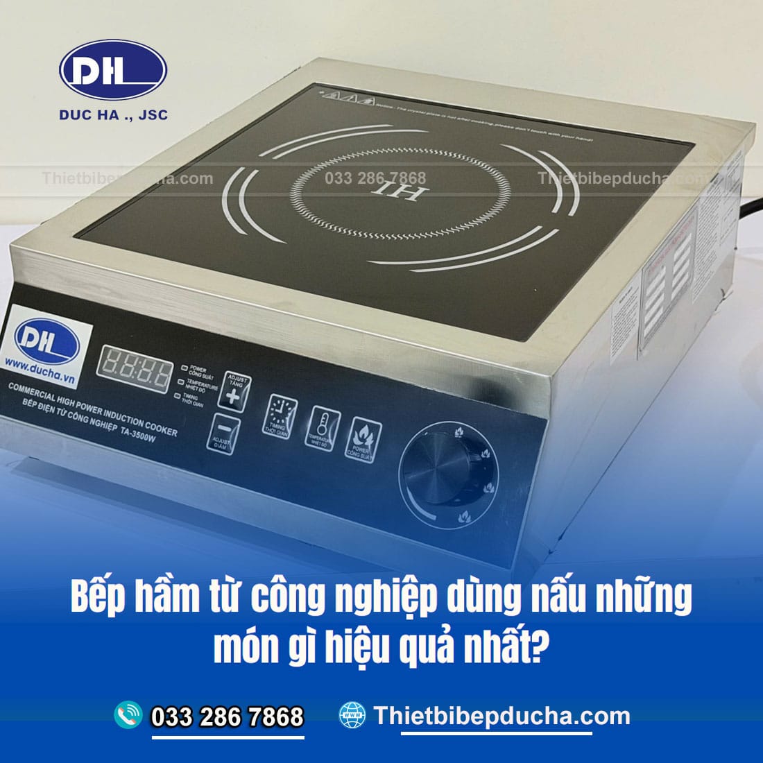 Bếp hầm từ công nghiệp dùng nấu những món gì hiệu quả nhất?