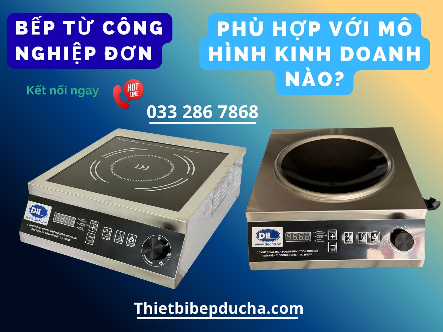 Bếp từ công nghiệp đơn phù hợp với mô hình kinh doanh nào?