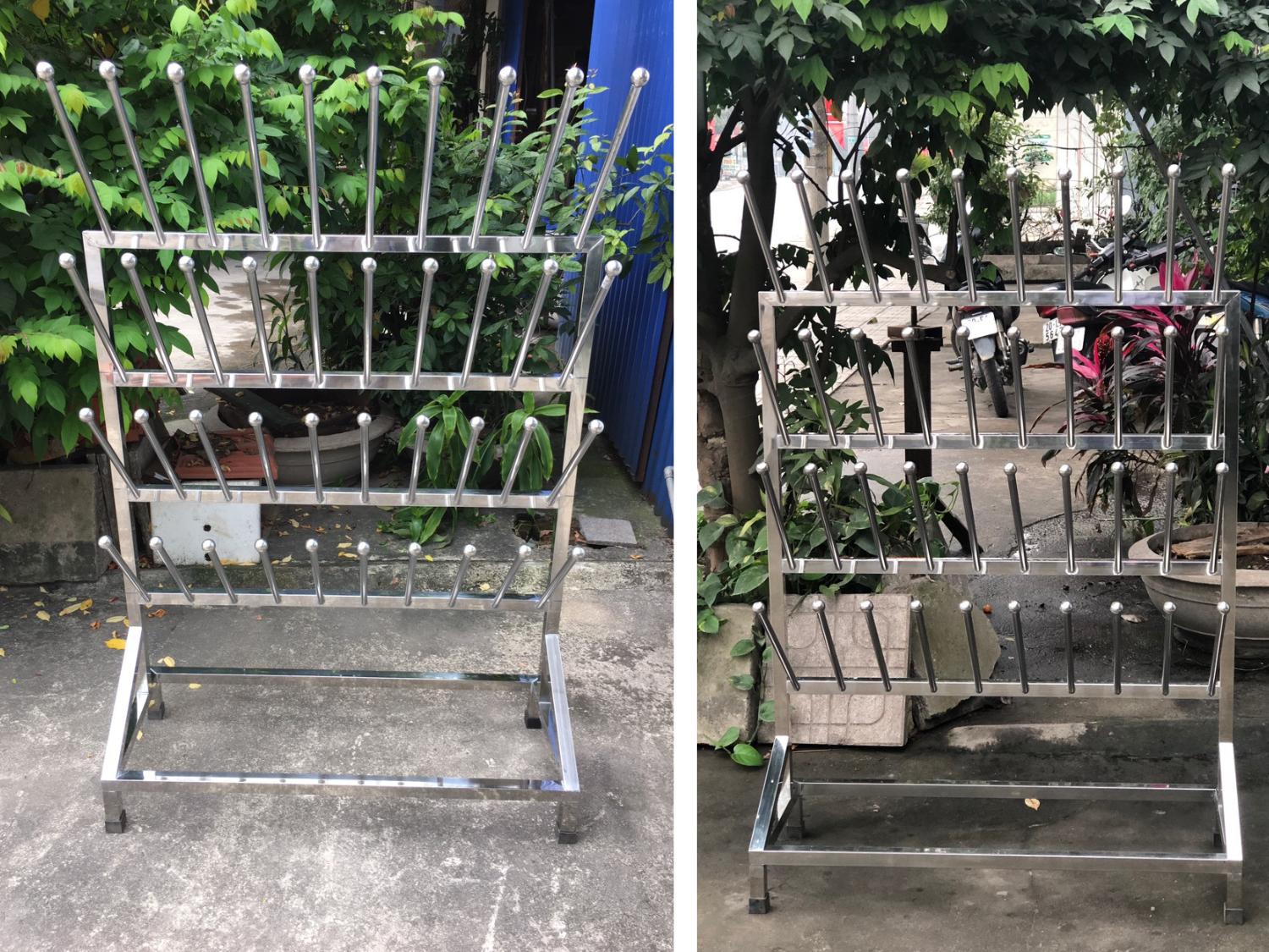 Giá treo ủng inox