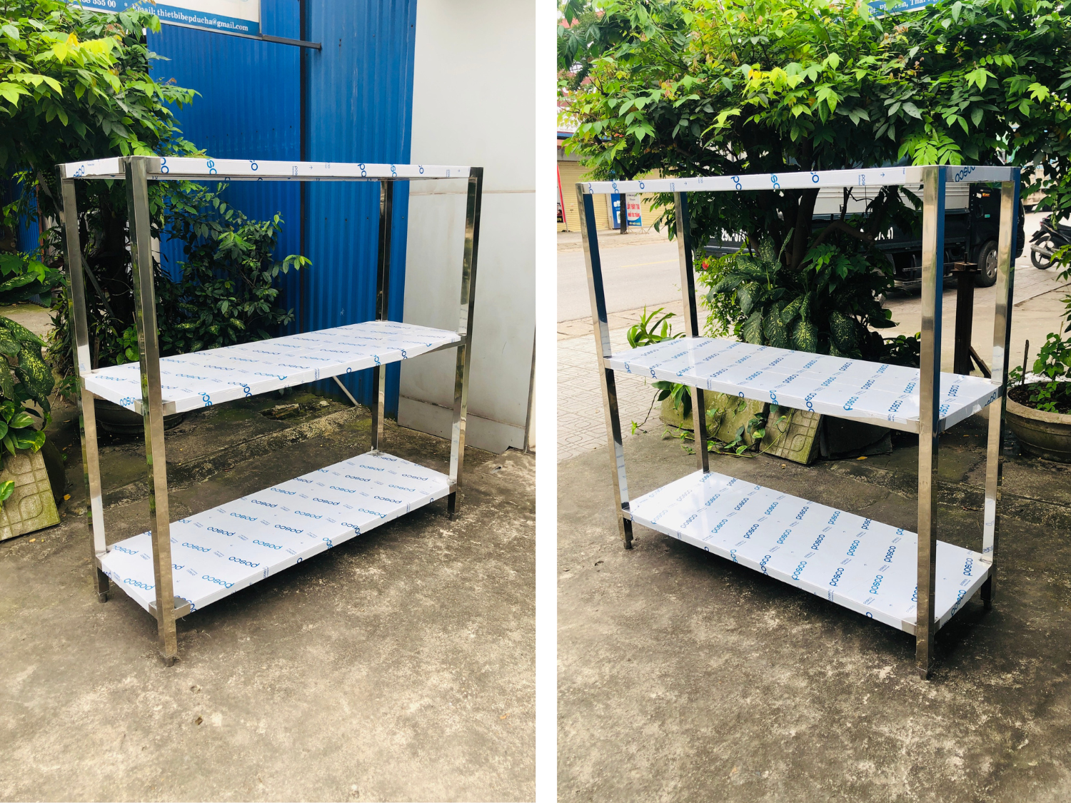 Giá phẳng 3 tầng