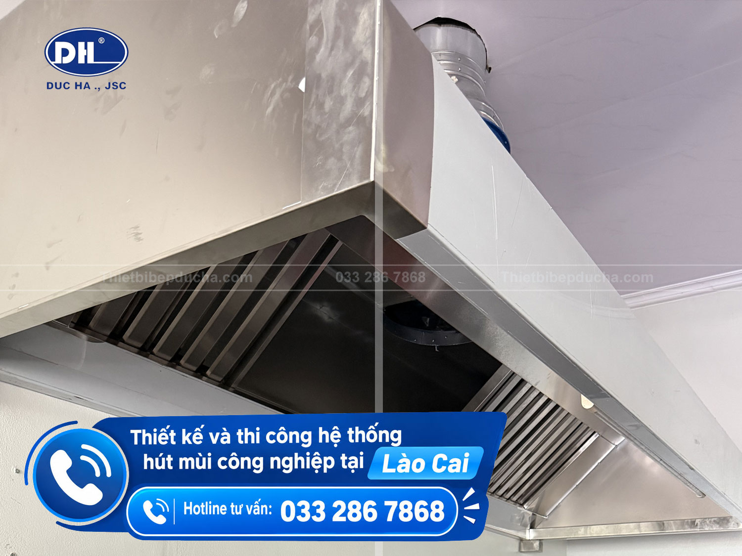 Thiết kế và thi công hệ thống hút mùi công nghiệp tại Lào Cai