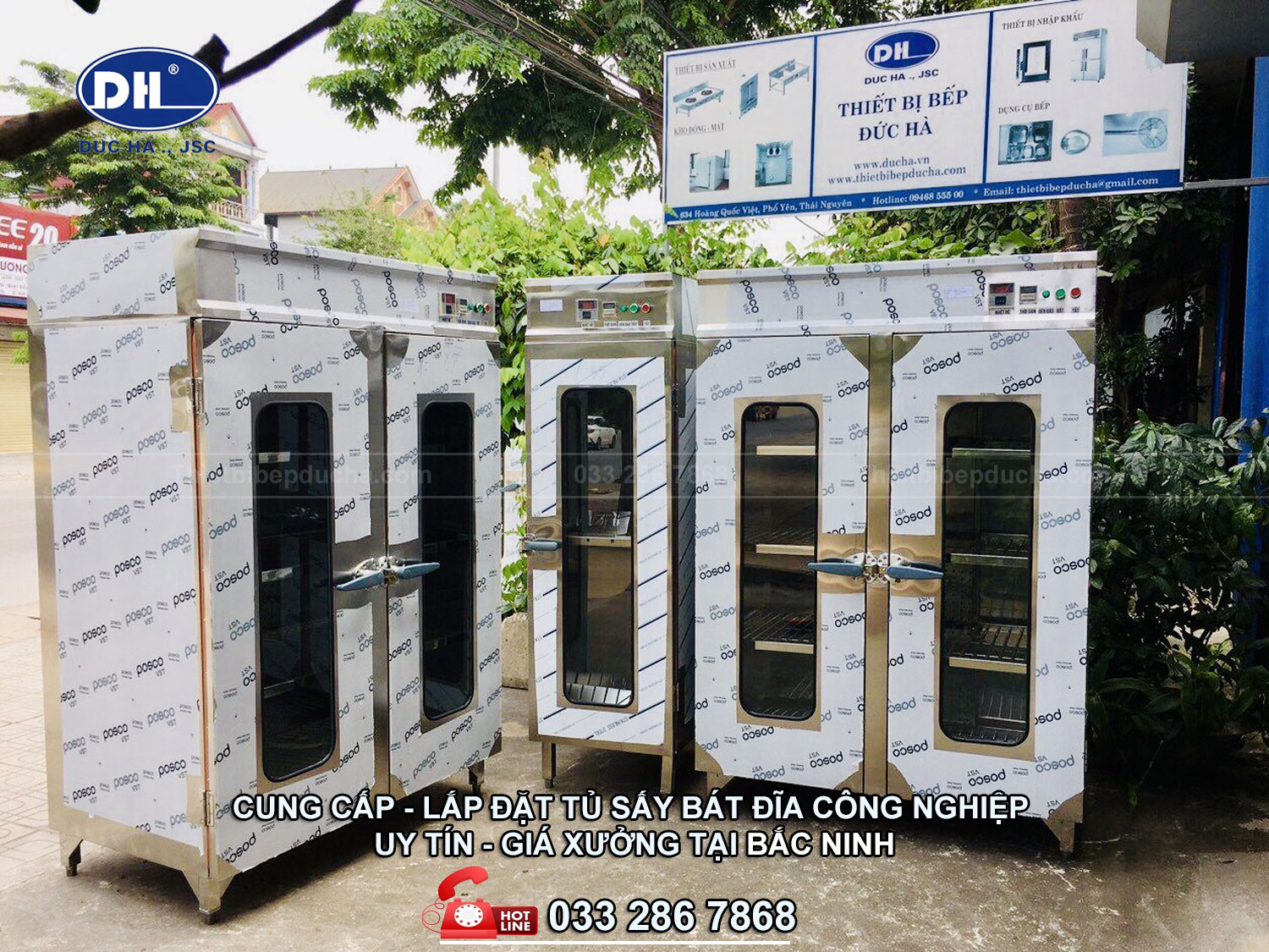 Cung cấp và lắp đặt tủ sấy bát đĩa công nghiệp uy tín tại Bắc Ninh