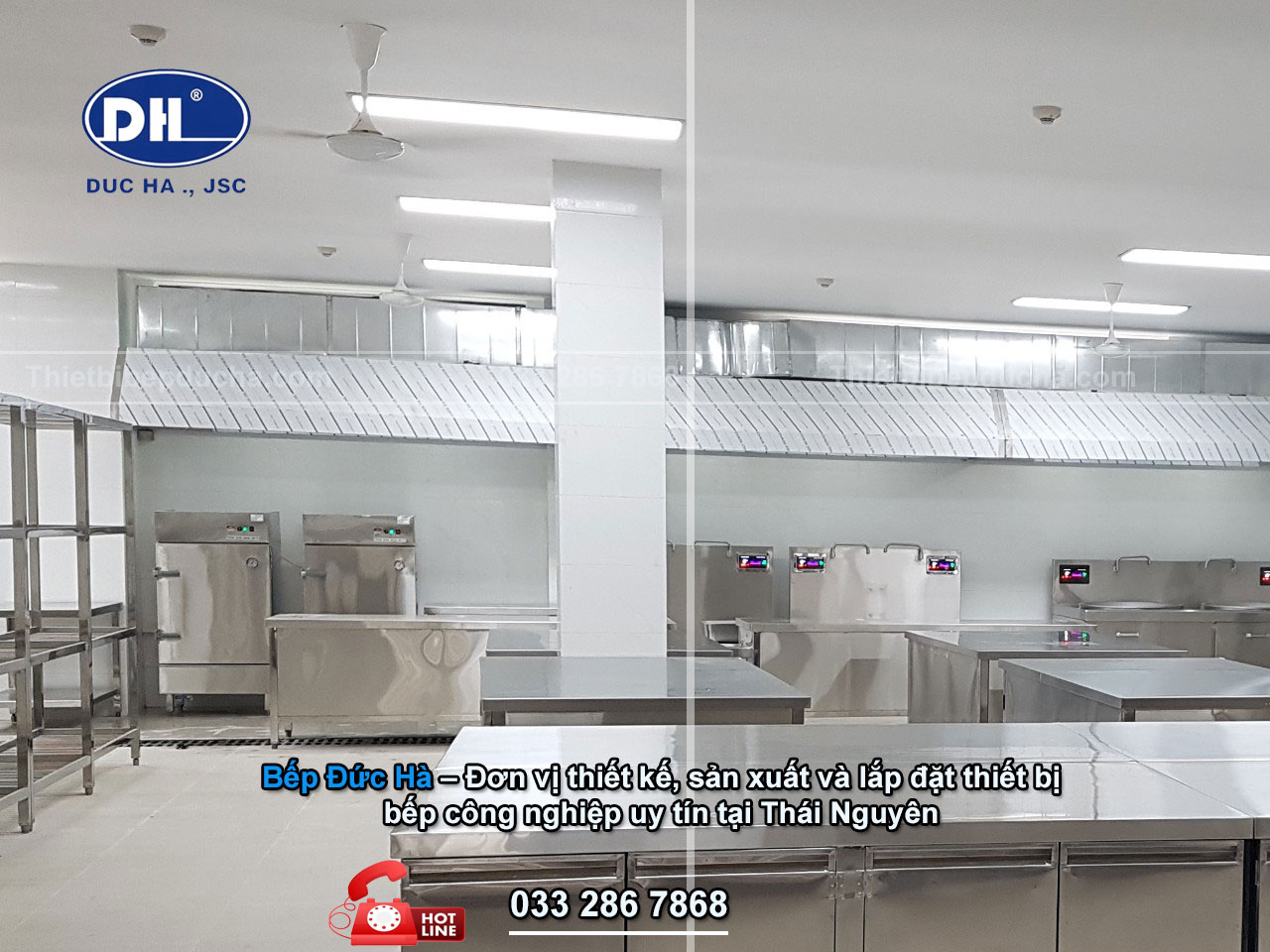 Đơn vị thiết kế, sản xuất và lắp đặt thiết bị bếp công nghiệp tại Thái Nguyên