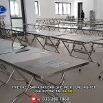 Sản xuất bàn ghế inox công nghiệp giá xưởng tại Hà Nội